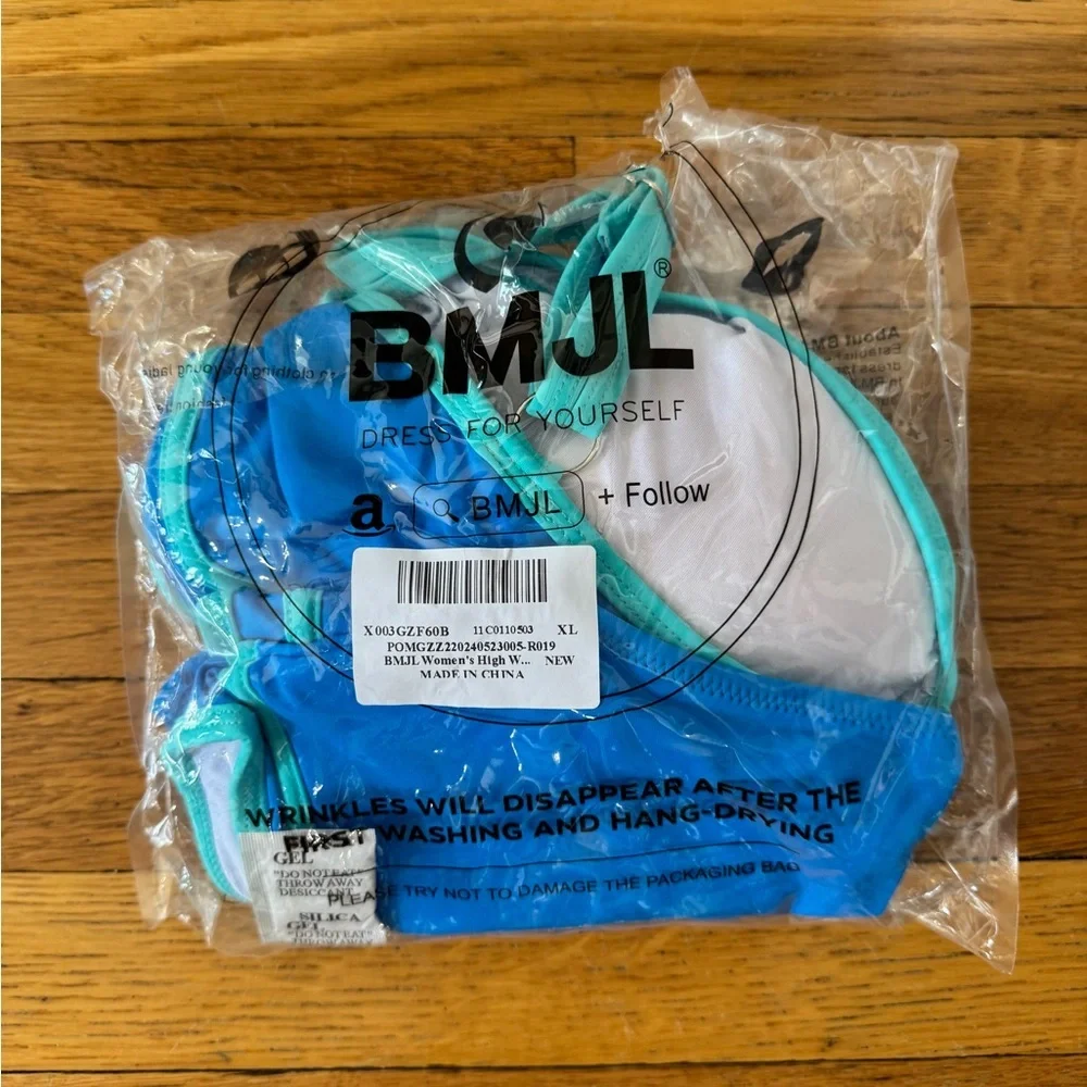 NWT Blue and Aqua Bikini Set - Picture 2 of 10